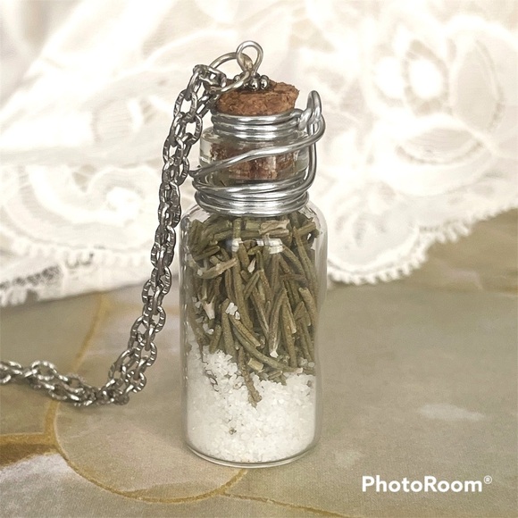 Rosemary Sand Bottle Pendant - Picture 4 of 6